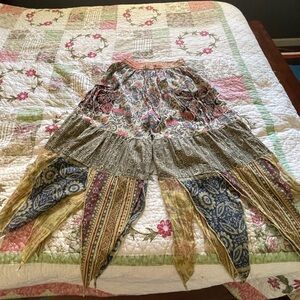 Bohemian Multicolor hanker-chief pants